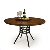 Pastel Furniture Ravenwood Copperstone Dining Table in Autumn Rust