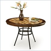 Pastel Furniture Oxford Poly Travertine Dining Table in Roletta Brown