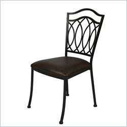 Pastel Furniture Westport Coffee Side Chair in Roletta Brown