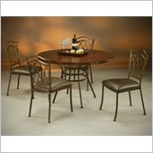 Pastel Furniture Westport Copperstone Dining Set in Roletta Brown