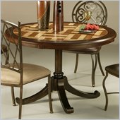 Pastel Furniture Mira Vista Travertine Dining Table in Autumn Rust