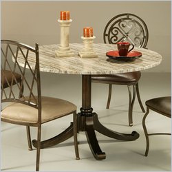 Pastel Furniture Mira Vista Hard Wood Dining Table in Autumn Rust