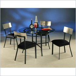 Pastel Furniture Edinburgh Dining Set in Phantom