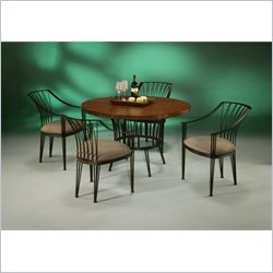 Pastel Furniture Metropolitan Copperstone Dining Set in Autumn Rust