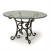 Pastel Furniture Magnolia Dining Table in Autumn Rust
