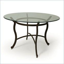Pastel Furniture Island Falls Dining Table in Autumn Rust