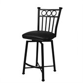 Pastel Furniture Bostonian 26 Barstool in Matte Black