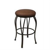Pastel Furniture Lexington 30 Backless Barstool in Autumn Rust