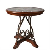 Pastel Furniture Carmel Pub Table in Cosmo Sepia