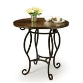 Pastel Furniture Atrium 36 Round Wood  Pub Table in Autumn Rust 