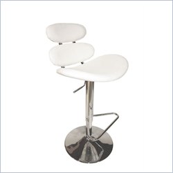Pastel Furniture Avebury 30 Bar Stool In Chrome Upholstered In Ivory