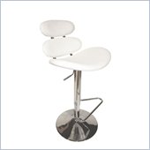 Pastel Furniture Avebury 30 Bar Stool In Chrome Upholstered In Ivory