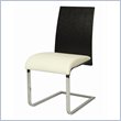ADD TO YOUR SET: Pastel Furniture Federick Side Chair in Wenge & Ivory