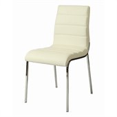 Pastel Furniture Fort James Side Chair in Ivory