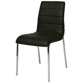 Pastel Furniture Fort James Side Chair in Black