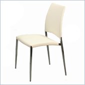Pastel Furniture Ferguson Side Chair in Ivory