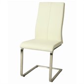 Pastel Furniture Olander Side Chair in Ivory