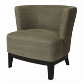 Pastel Furniture Evanville Club Chair in Linen Gray Fabric