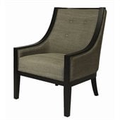 Pastel Furniture Eurowayne Club Chair in Linen Gray Fabric