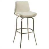 Pastel Furniture Degorah 26 Counter Barstool in Ivory