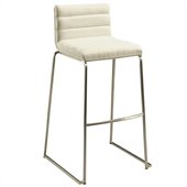 Pastel Furniture Dominica 26 Counter Bar Stool in Ivory/White
