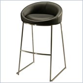 Pastel Furniture Di Sinistra 26 Counter Bar Stool in Black