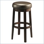 Pastel Furniture Ekatarina 30 Backless Bar Stool in Brown Leather