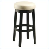 Pastel Furniture Ekatarina 26 Counter Bar Stool in White Leather