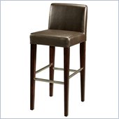 Pastel Furniture Equinoii 30 Bar Stool in Brown Leather