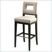 Pastel Furniture Hajime 30 Bar Stool in Light Gray Leather