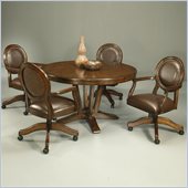 Pastel Furniture Devon Coast 5 Piece Dinette w/ Naples Arm Chairs