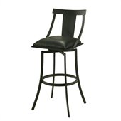 Pastel Furniture Amrita 30 Swivel Barstool in Ford Black