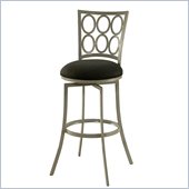 Pastel Furniture Piccard 30 Swivel Barstool in Klein Black