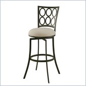 Pastel Furniture Piccard 30 Swivel Barstool in Klein Ivory