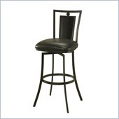 Pastel Furniture Sydney 26 Swivel Counter Stool in Black/Onyx