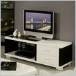 ADD TO YOUR SET: Pastel Furniture Fountainebleau TV Stand in Black and White