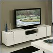 ADD TO YOUR SET: Pastel Furniture Viscounti High Gloss TV Stand in White