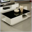 ADD TO YOUR SET: Pastel Furniture Cascadia High Gloss Coffee Table in White