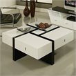 ADD TO YOUR SET: Pastel Furniture Jumeirah High Gloss Coffee Table in Black and White