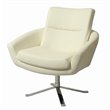 ADD TO YOUR SET: Pastel Furniture Aliante Club Chair in Pu Ivory