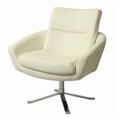 Pastel Furniture Aliante Club Chair in Pu Ivory