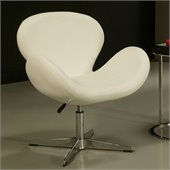 Pastel Furniture Le Parque Club Chair in Pu Ivory
