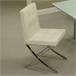 ADD TO YOUR SET: Pastel Furniture Aria Side Chair in Pu Ivory