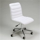 Pastel Furniture Hawthorne Office Chair in Pu Ivory