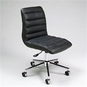 Pastel Furniture Hawthorne Office Chair in Pu Black
