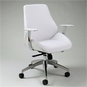 Pastel Furniture Isobella Office Chair in Pu Ivory