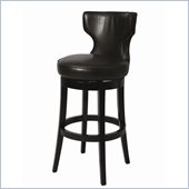 Pastel Furniture Augusta 26 Barstool in Bonded Brown Leather