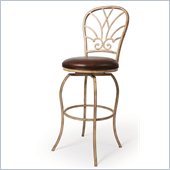 Pastel Furniture Villa Nova 26 Barstool in Bonded Spice Leather
