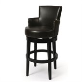 Pastel Furniture Zadar 30 Barstool in Bonded Brown Leather