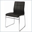 ADD TO YOUR SET: Pastel Furniture Golden Gate Side Chair Upholstered in Pu Black
